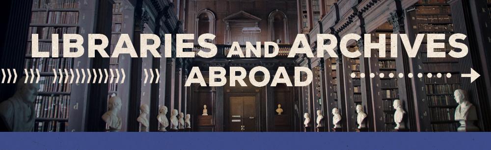 Libraries and Archives Abroad Course Banner